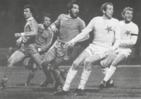 Známé tváře lutyšských – Gerets, Plessers, Renquin (později trenér OGC Nice proti Slavii), za Slavii Segmüller a Jebavý.